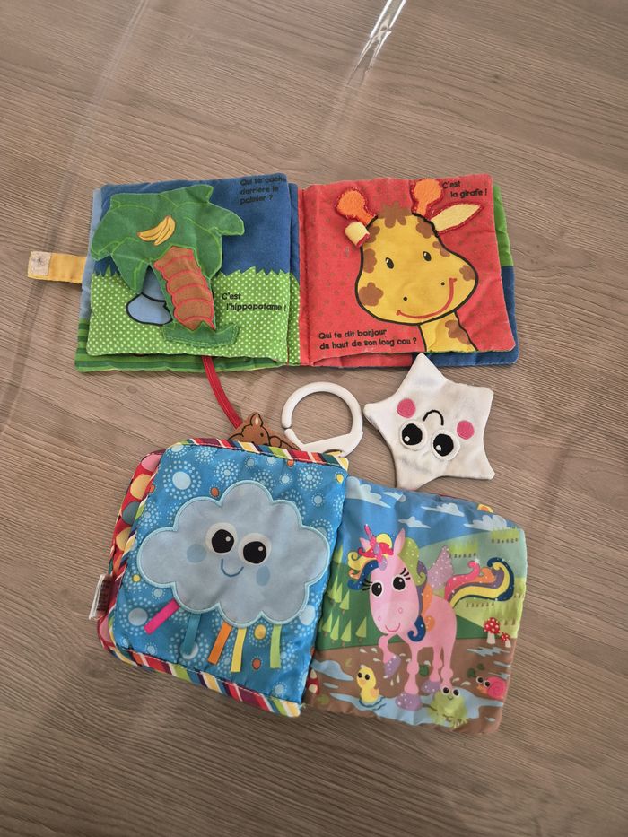 Lot de 2 livres d’éveil en tissu - photo numéro 4