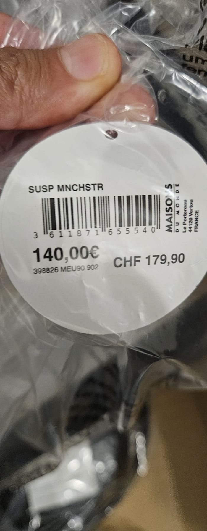 Lustre maison du monde neuf - photo numéro 2