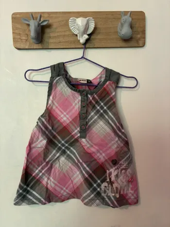 Magnifique tunique/robe à carreaux, 24 mois, Ikks.
