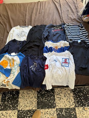 Lot t-shirt manche longue