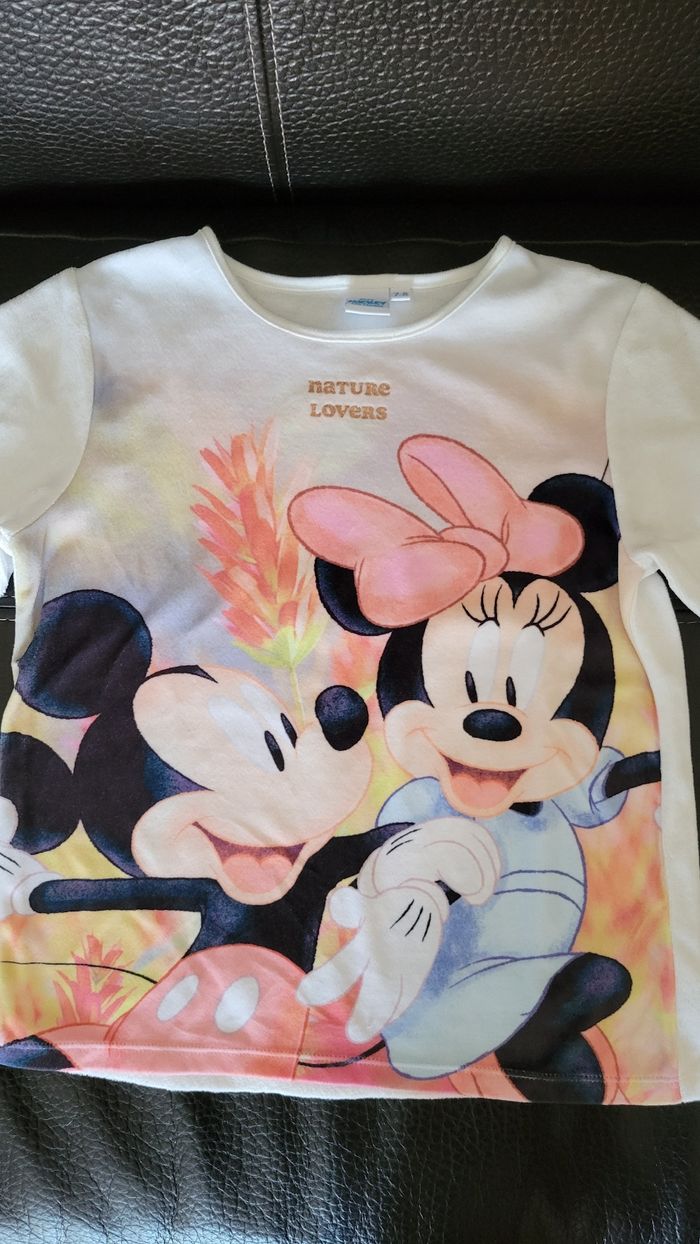 Pyjama en velours Minnie et Mickey 7-8 ans - photo numéro 3