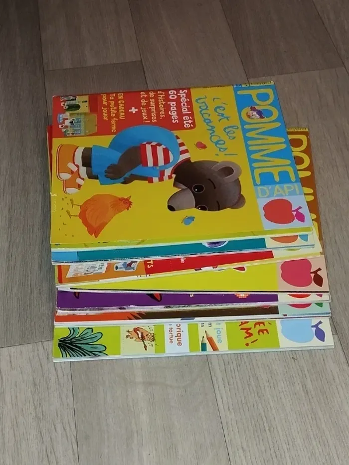 Lot de 7 magazines Pomme d’Api année 2017-18 L015 - photo numéro 6