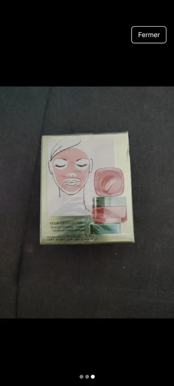 Crème visage exfoliant