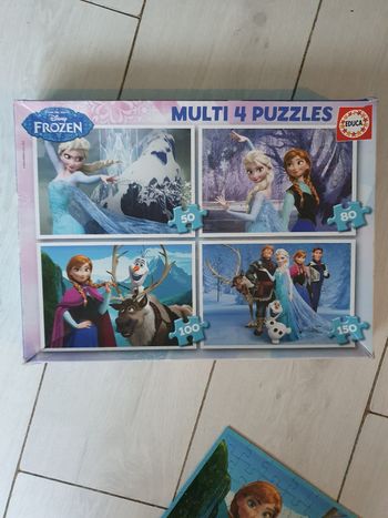 Multi puzzle la reine des neiges