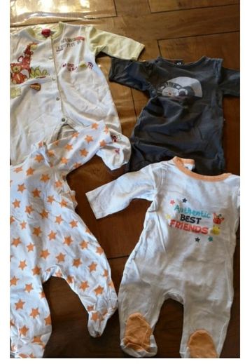 Lot 4 pyjamas coton 3 mois