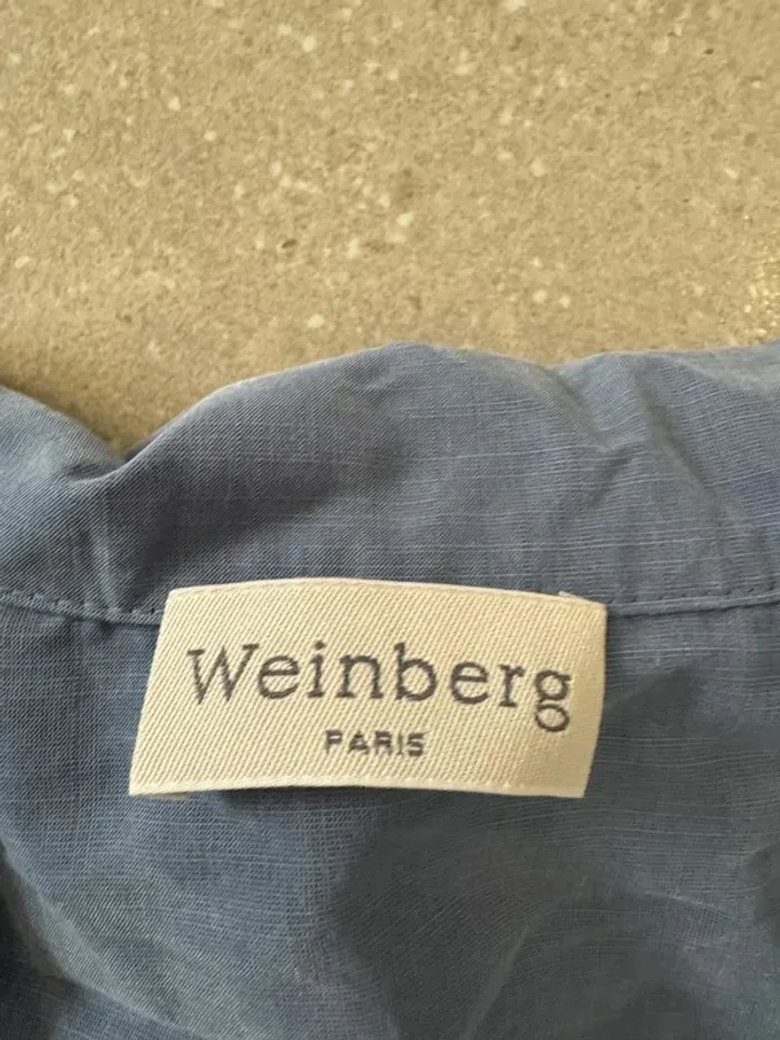Chemisier bleue Weinberg, très bon état, taille 42 - photo numéro 3