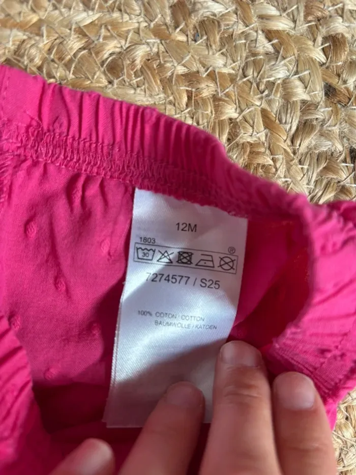 Ensemble 2 pièces tunique et short tbe 12 mois - photo numéro 3