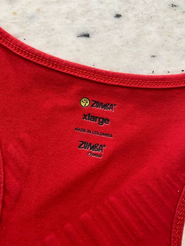 Débardeur rouge Zumba XL - photo numéro 5