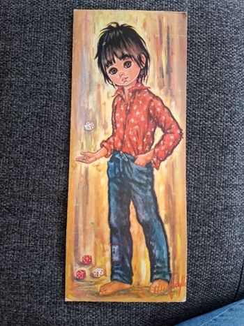 Tableau collector Fidylle année 60/70 en bon état