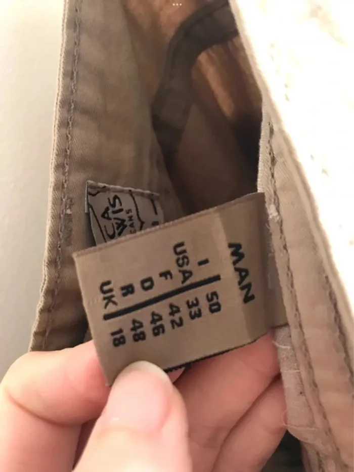 Pantalon léger beige homme Rica Lewis taille 42 neuf avec étiquettes - photo numéro 9