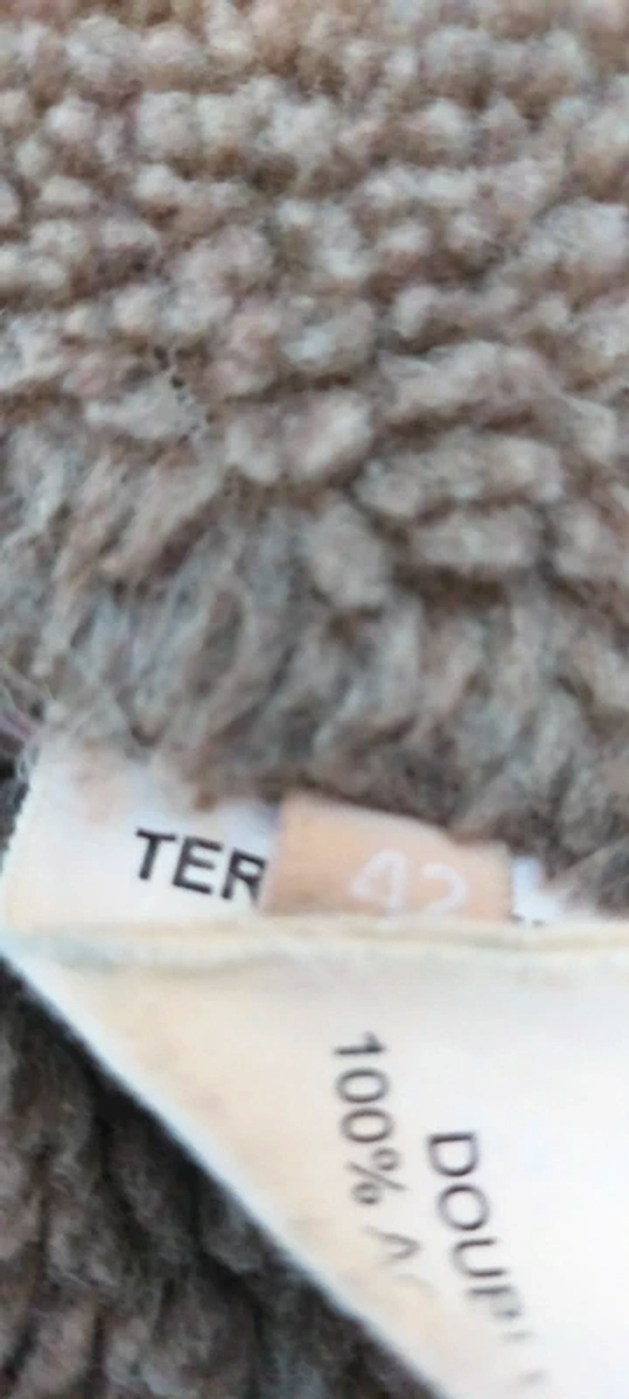 Manteau femme gris Terre et Mer – XL / 42 / 14 Très bon état - photo numéro 5