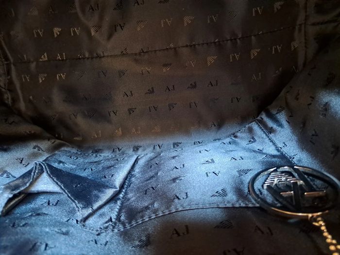 Sac Armani Jeans noir verni bon état - photo numéro 5