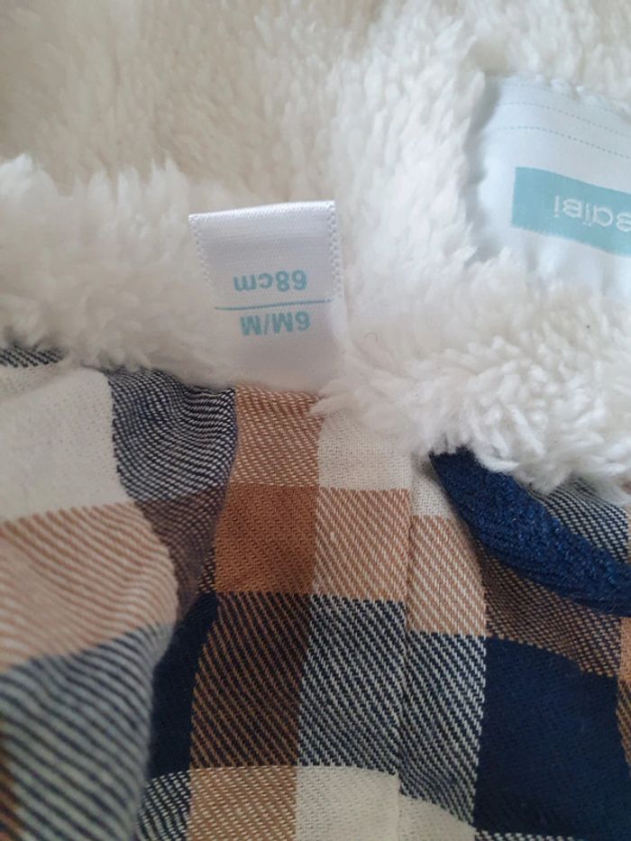 Manteau à capuche chaud bleu hiver - photo numéro 7
