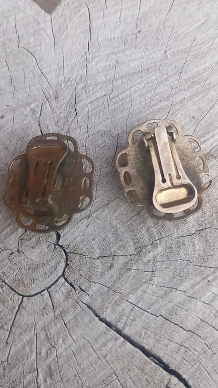 Boucles d'oreilles clips vintage - photo numéro 4