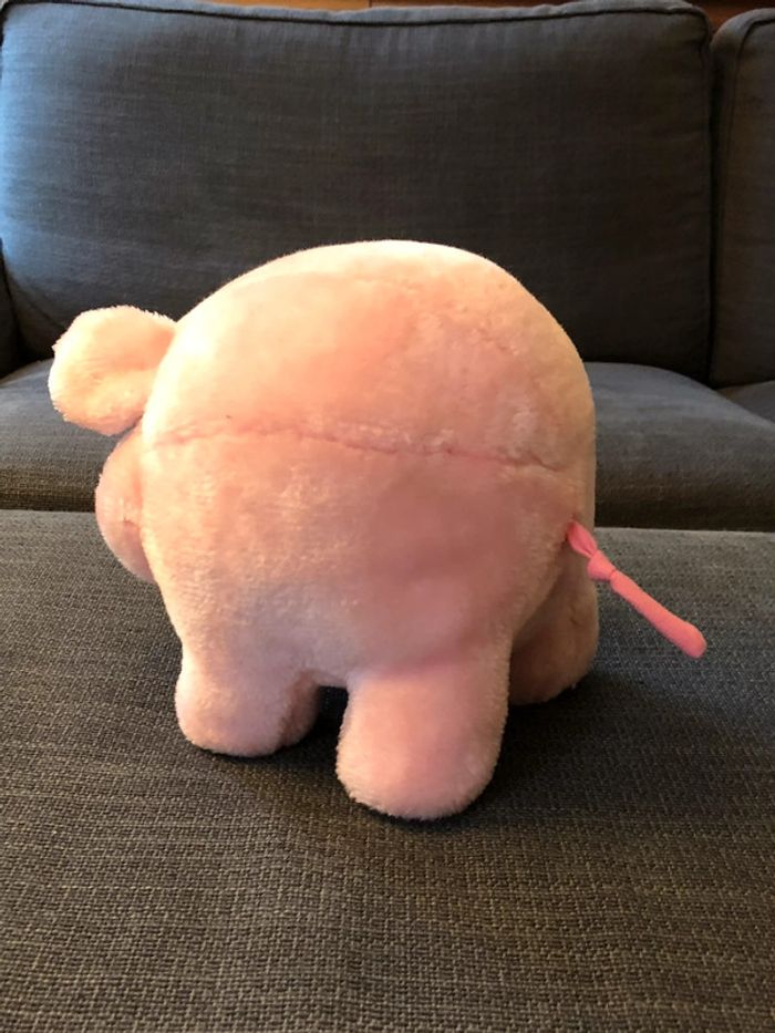 Peluche cochon rose - photo numéro 2