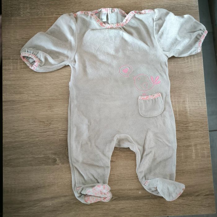 Pyjama velours taille 3 mois - photo numéro 4