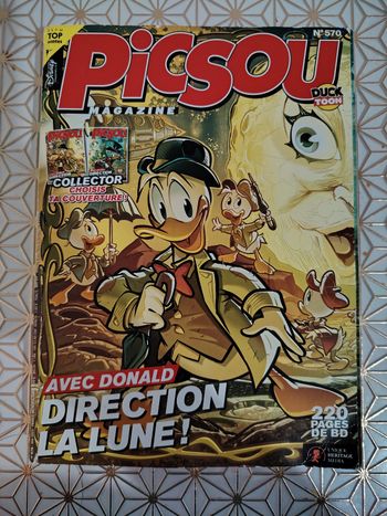 BD PICSOU avec Donald direction la lune n°570