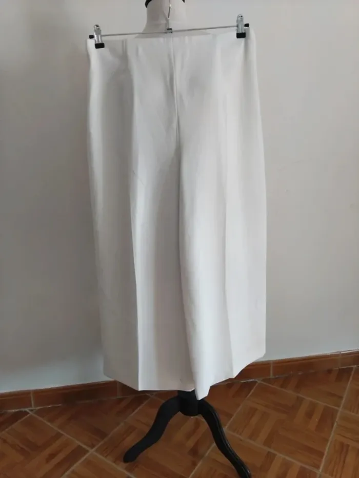 Pantalon jambes larges taille haute Zara txxl - photo numéro 6
