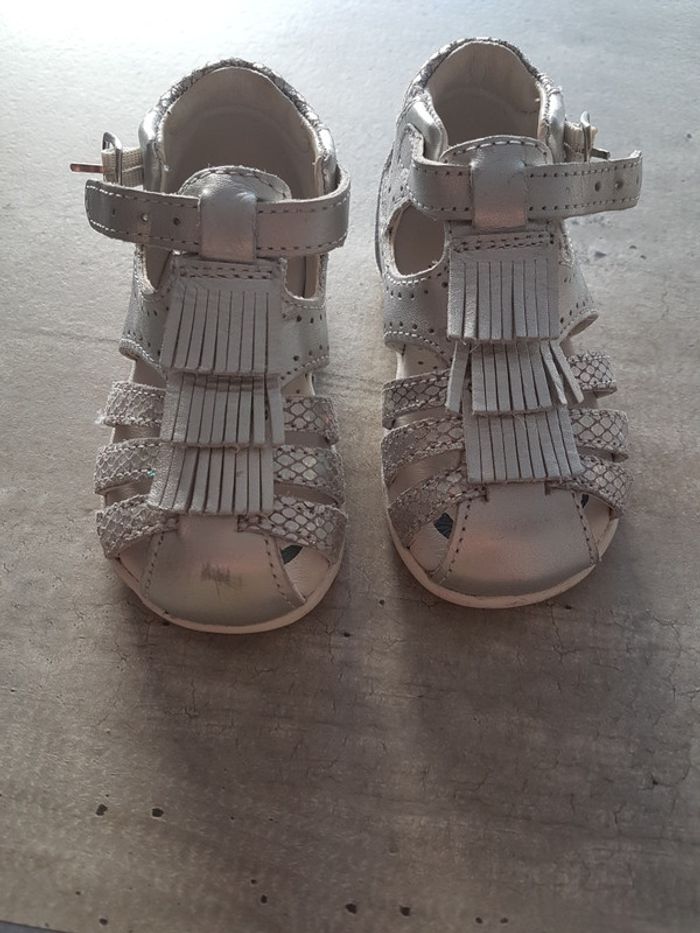 Chaussures été fille vert baudet