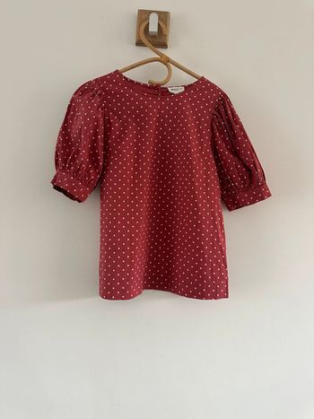 Blouse à pois