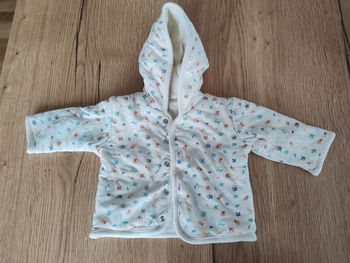 Gilet à capuche bébé fille 3 mois réversible