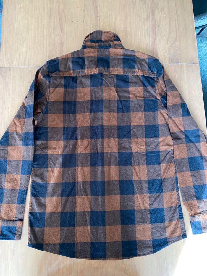Chemise In Extenso marron et noire à gros carreaux taille M - photo numéro 5