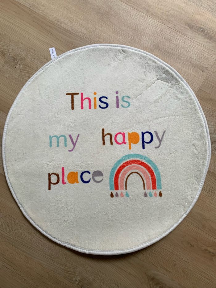 Tapis rond enfant