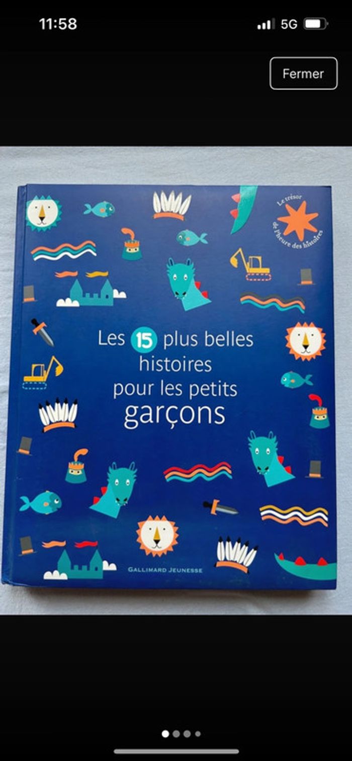 Les 15 plus belles histoire pour petit garçon