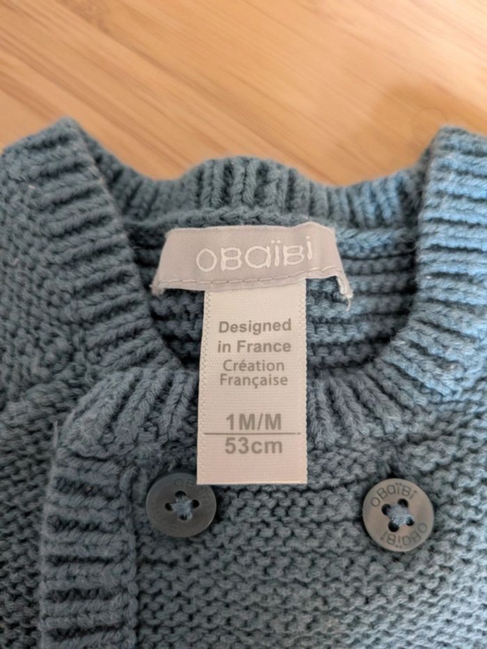 Gilet Obaïbi Taille 1 mois - photo numéro 4