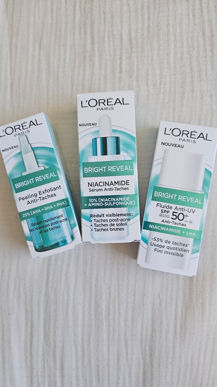 Gamme L'ORÉAL bright reveal