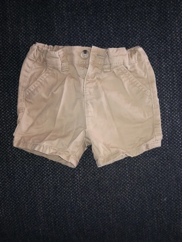 Lot de 2 shorts pour l'été, bébé garçon, 6/9mois - photo numéro 4