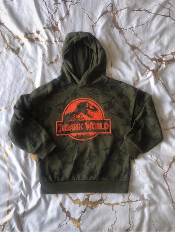 Pull à capuche jurassic Park 116 cm
