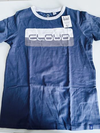 T-shirt Okaidi bleu T.10 ans
