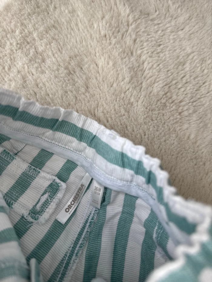 👕lot été - bébé garçon 36 mois - polo + shorts - très bon état - photo numéro 8