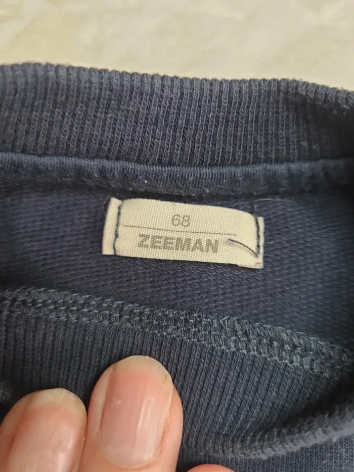 👶Sweat Zeeman taille 6mois-68cm👶 - photo numéro 3