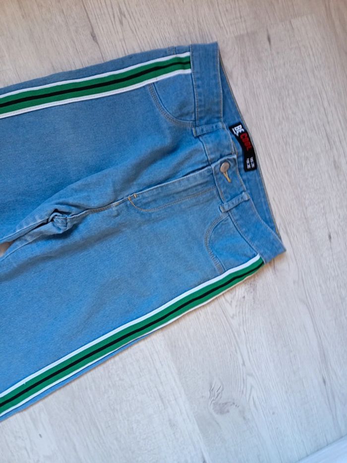 Pantalon 36 S Jennyfer femme ado ligne bande côté - photo numéro 6