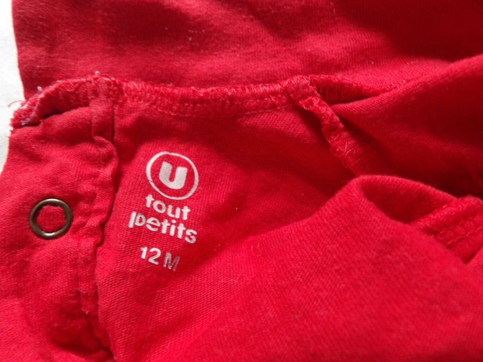 Pull fin rouge garçon - 12 mois - photo numéro 5