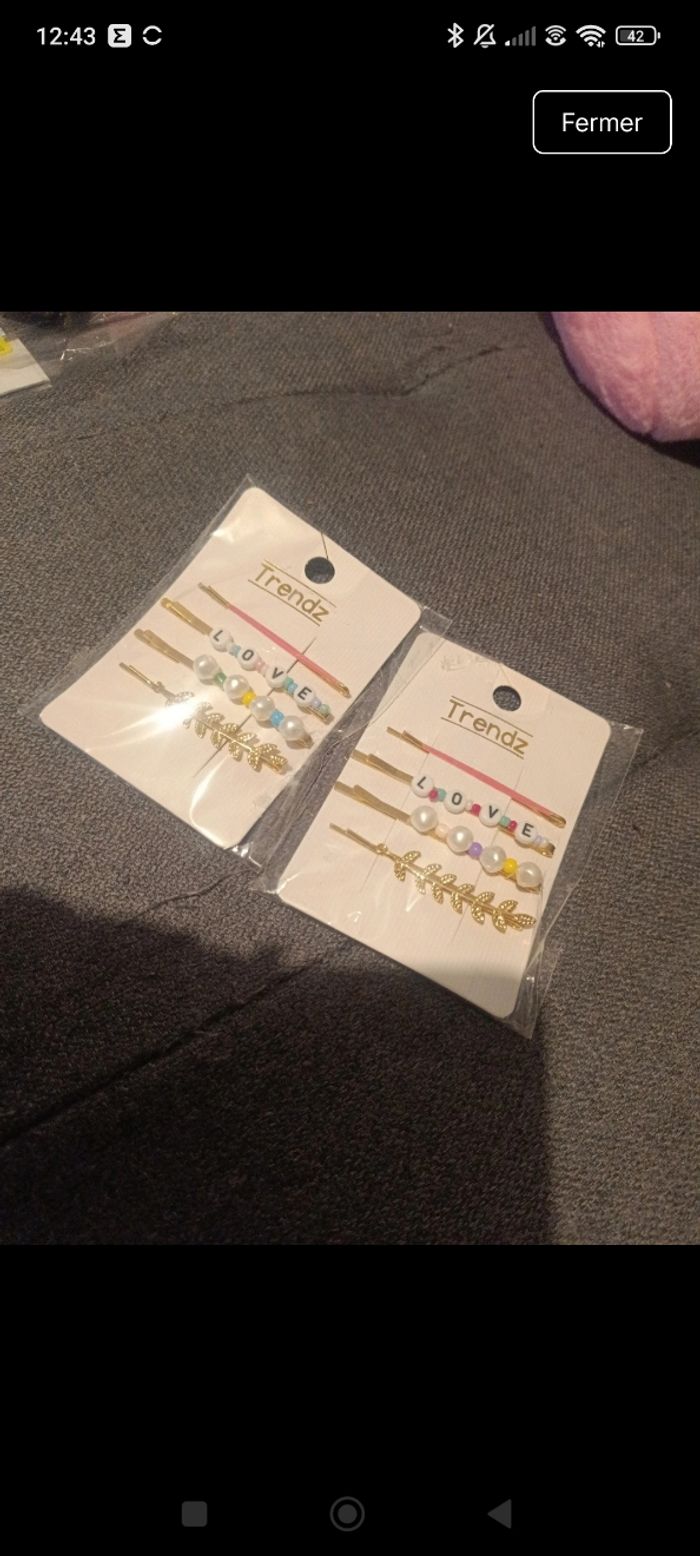 Barrette a cheveux