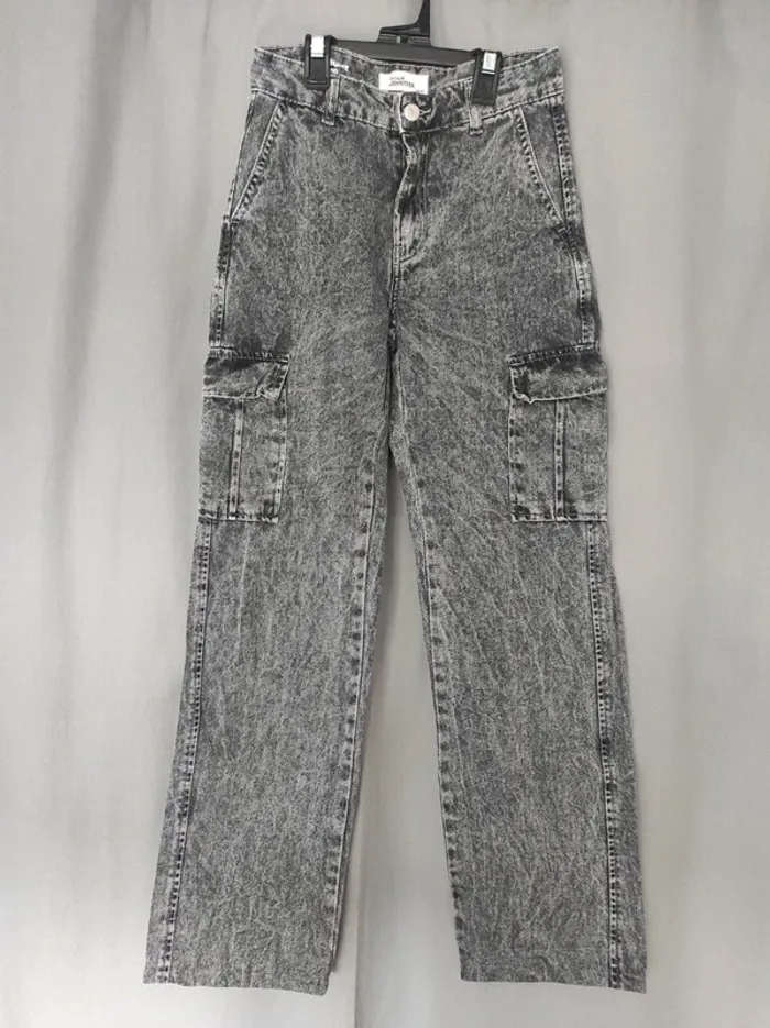 Jean cargo gris T.32 Jennyfer xxs
