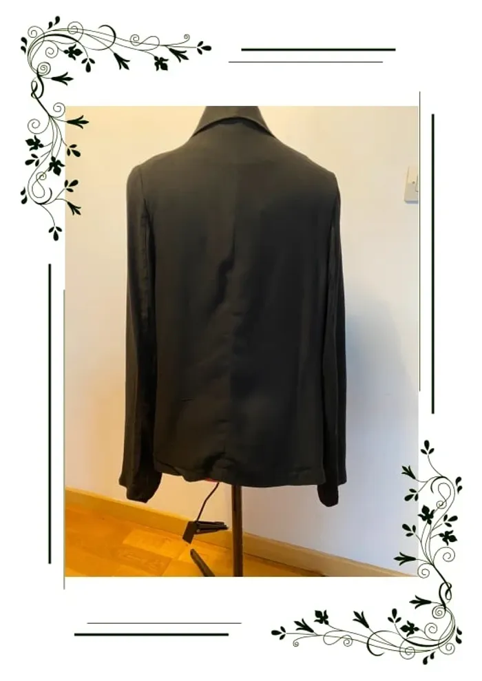 Veste blazer mandarine and co Nassmode neuf taille L - photo numéro 2