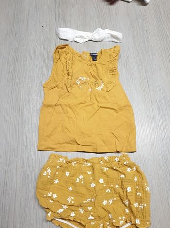 Ensemble fille Couleur moutardes