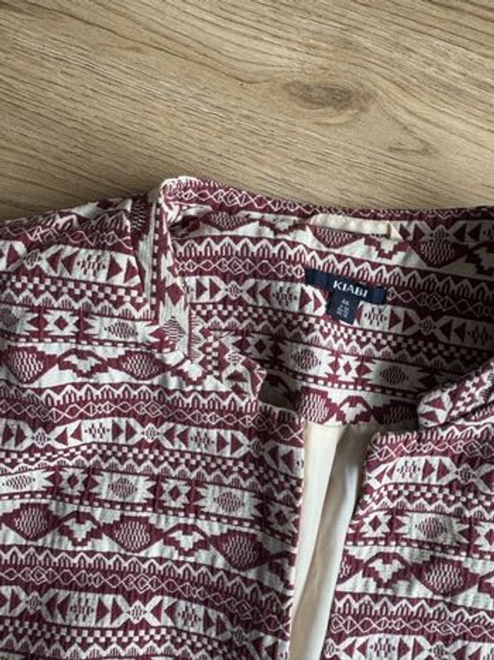 Veste rouge est blanc neuf taille 46 - photo numéro 5