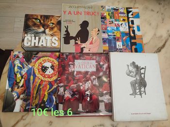 Lot de 6beaux livres