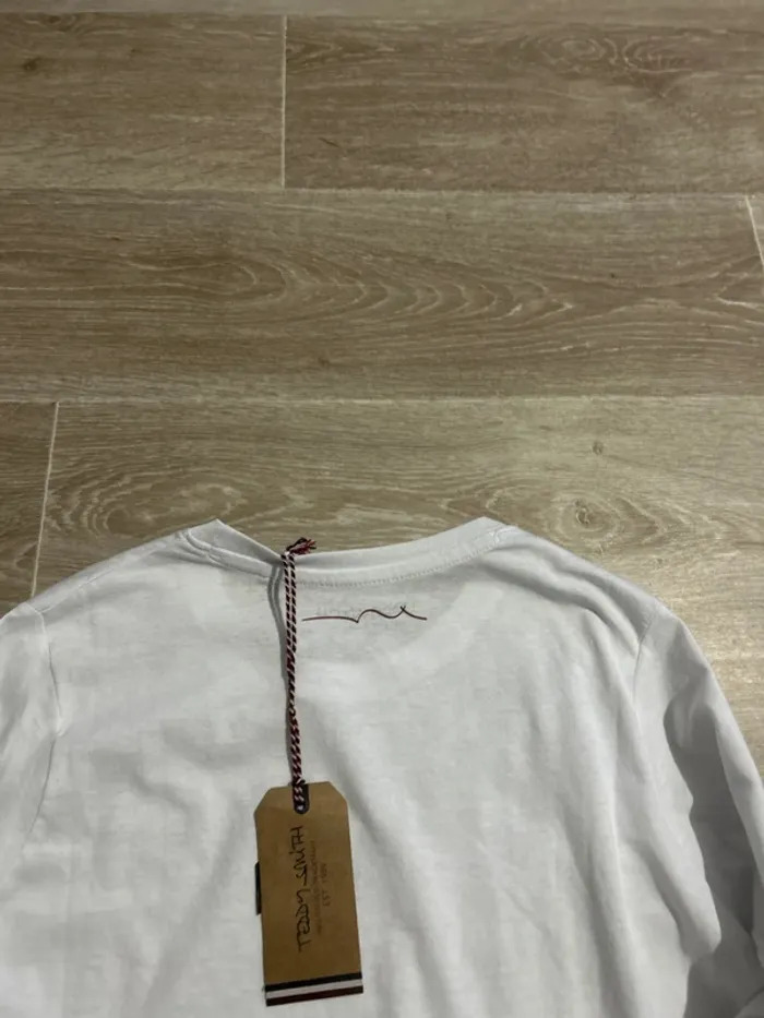 T-shirt à manches longues blanc Teddy Smith 12 ans - photo numéro 4