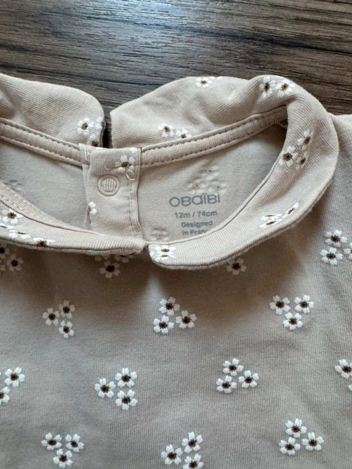 Lot de 2 t-shirt obabibi 12 mois - photo numéro 4
