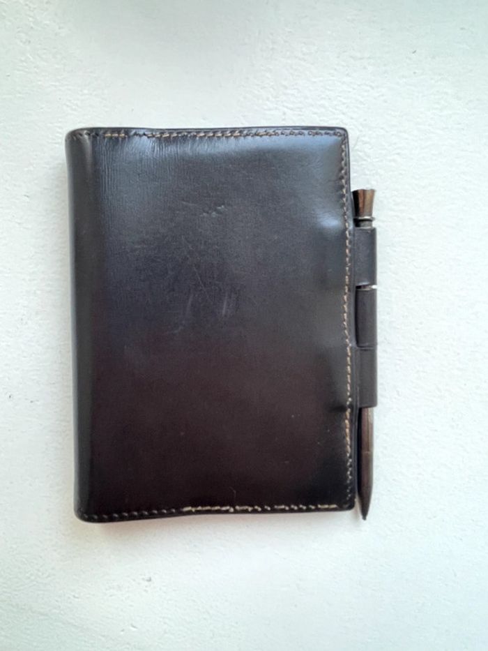 Pochette et crayon Hermès en cuir - photo numéro 5