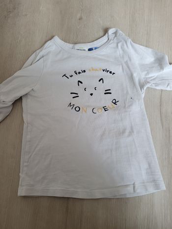 T shirt manches longues 36 mois