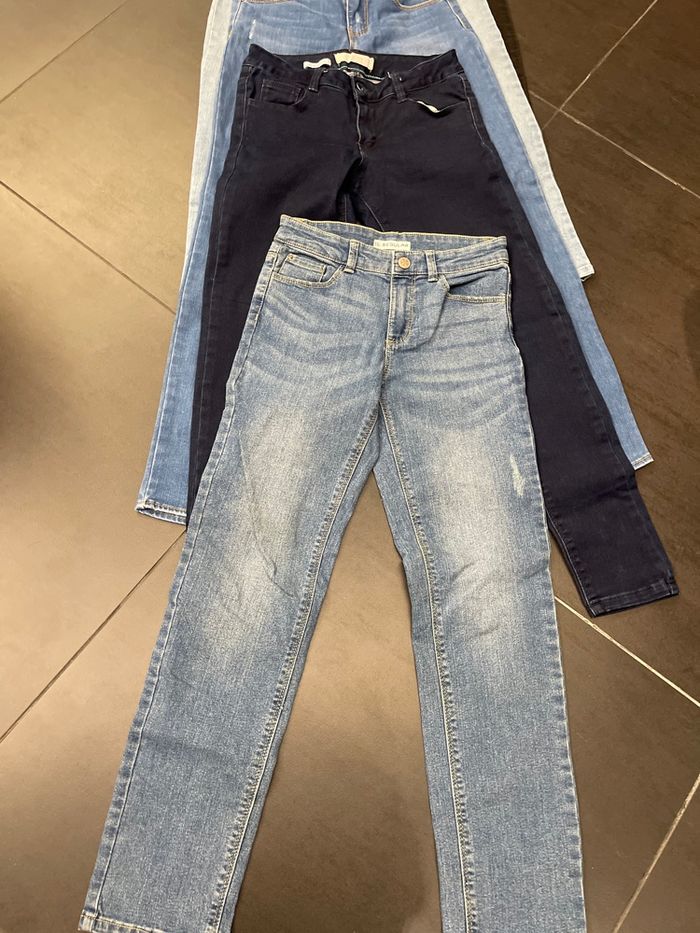 Lot 5 jeans 9/10 ans Zara  kiabi h&m - photo numéro 3