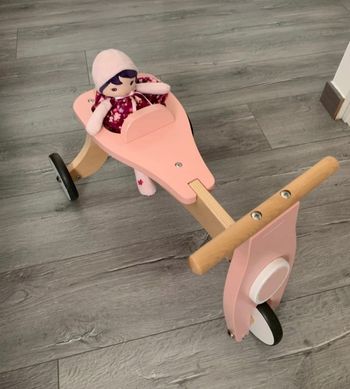 Tricycle / porteur en bois Vertbaudet