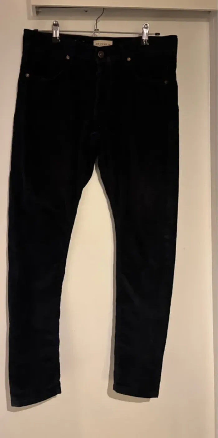 Jean Slim Fit type velours Devred taille L - 40 en très bon état